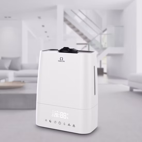 Go-2265h Smart WiFi Hybrid Kühl- und Warmnebel, großes Fassungsvermögen, 6,5 l, Aroma-Luftreiniger, Diffusor, Luftbefeuchter mit LED-Aromatherapie-Licht