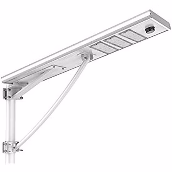 Hepu 30 W 60 W 70 W 80 W Solar-LED-Straßenleuchte, RoHS-Zertifizierung, hohe Effizienz, hohe Helligkeit, All-in-One-Solar-integrierte Außenleuchte/Lampe