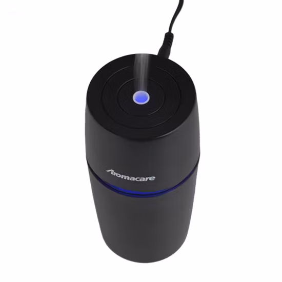 Home Schwarzer 4L-Knopf-LED-Ultraschall-Desktop-Wasserbefeuchter für den Raum