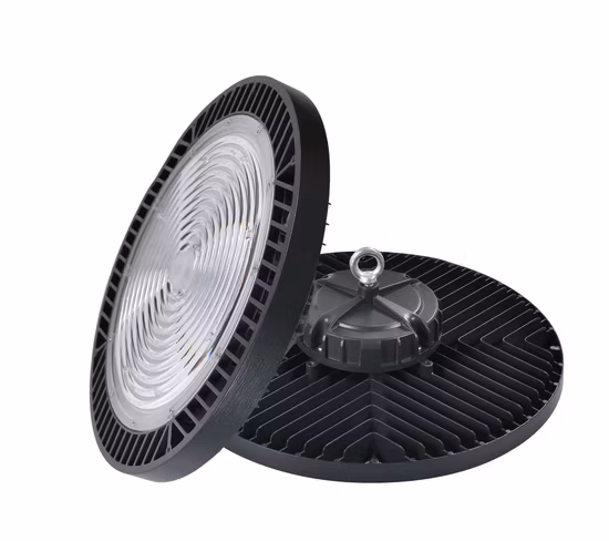 Kommerzielle High Bay Fabrik Lagerbeleuchtung Industrielle Highbay Pendelleuchte 100W 150W 200W UFO Highbay LED-Lampe