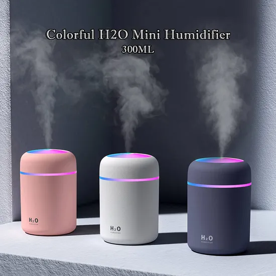 Weihnachten Luftbefeuchter 300 ml Auto Kleine Luftbefeuchter Aroma Diffusor Tragbare Smart Cool Mist USB Luftbefeuchter Aroma Diffusor für Baby
